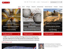 Tablet Screenshot of carboceramics.com
